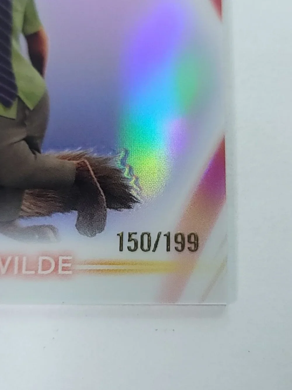 Nick Wilde Topps 2026 Disney Neon Holo Chrome Refractor Limited 150/199 CNE